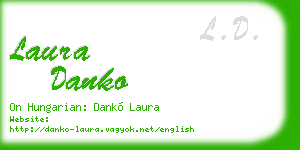 laura danko business card