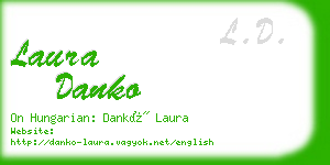 laura danko business card